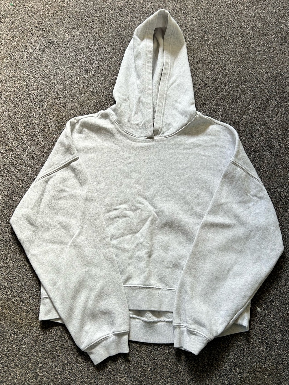 GAP Light Grey Oversized Pullover Hoodie Size XS